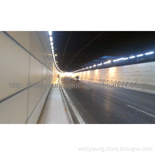Melamine coated fire rated tunnel panel